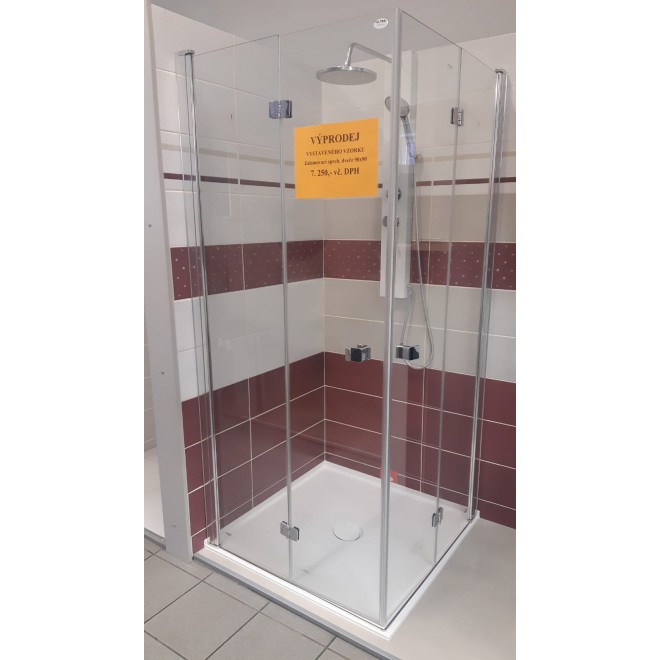 Zalamovací sprchový kout