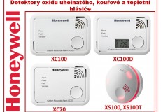 HONEYWELL detektory CO a hlásiče kouře