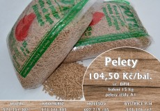 DŘEVĚNÉ PELETY