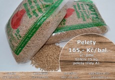 Nabídka dřevěných pelet 