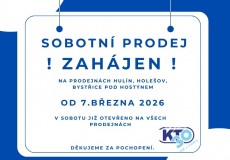 Zahájení sobotního prodeje