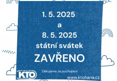 Státní svátky ZAVŘENO