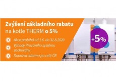 Na kotle THERM o 5% vyšší rabat