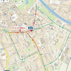 Mapa uzavírky - open