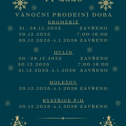 Vánoční prodejní doba - open